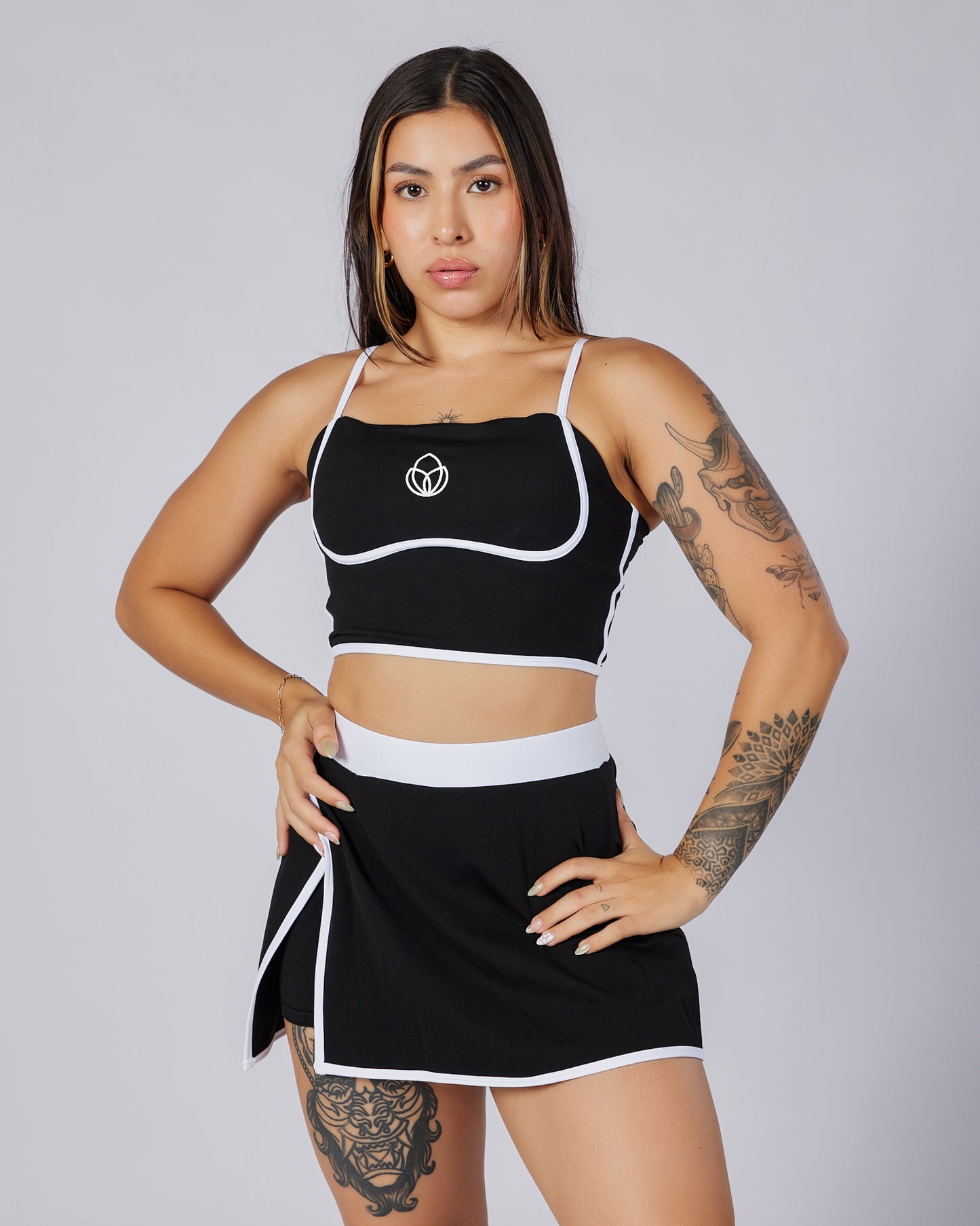 Blossom negro short leggingđź–¤