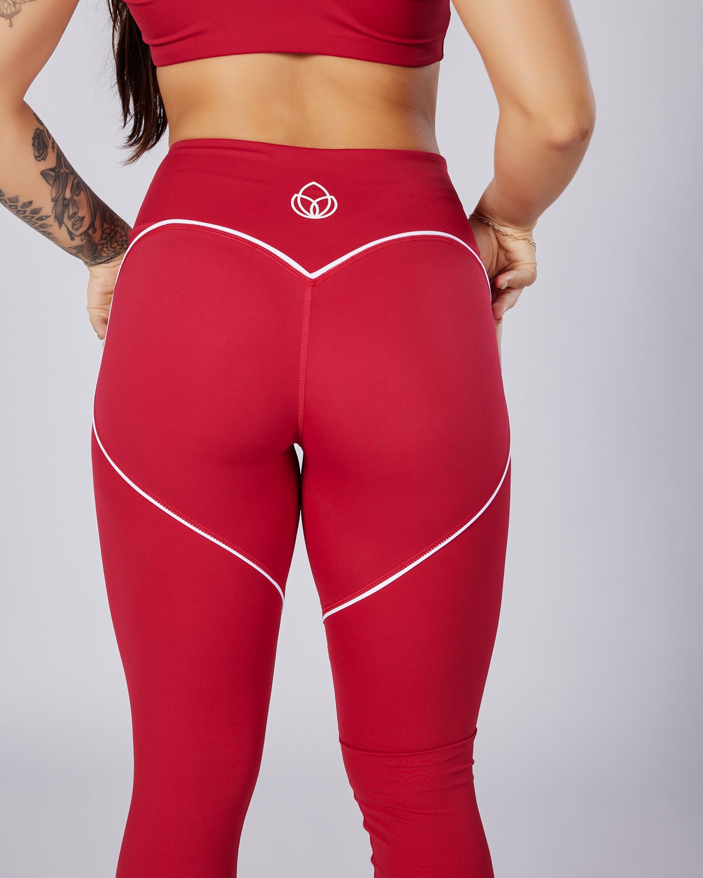 Rise legging borgoña❤️🔥