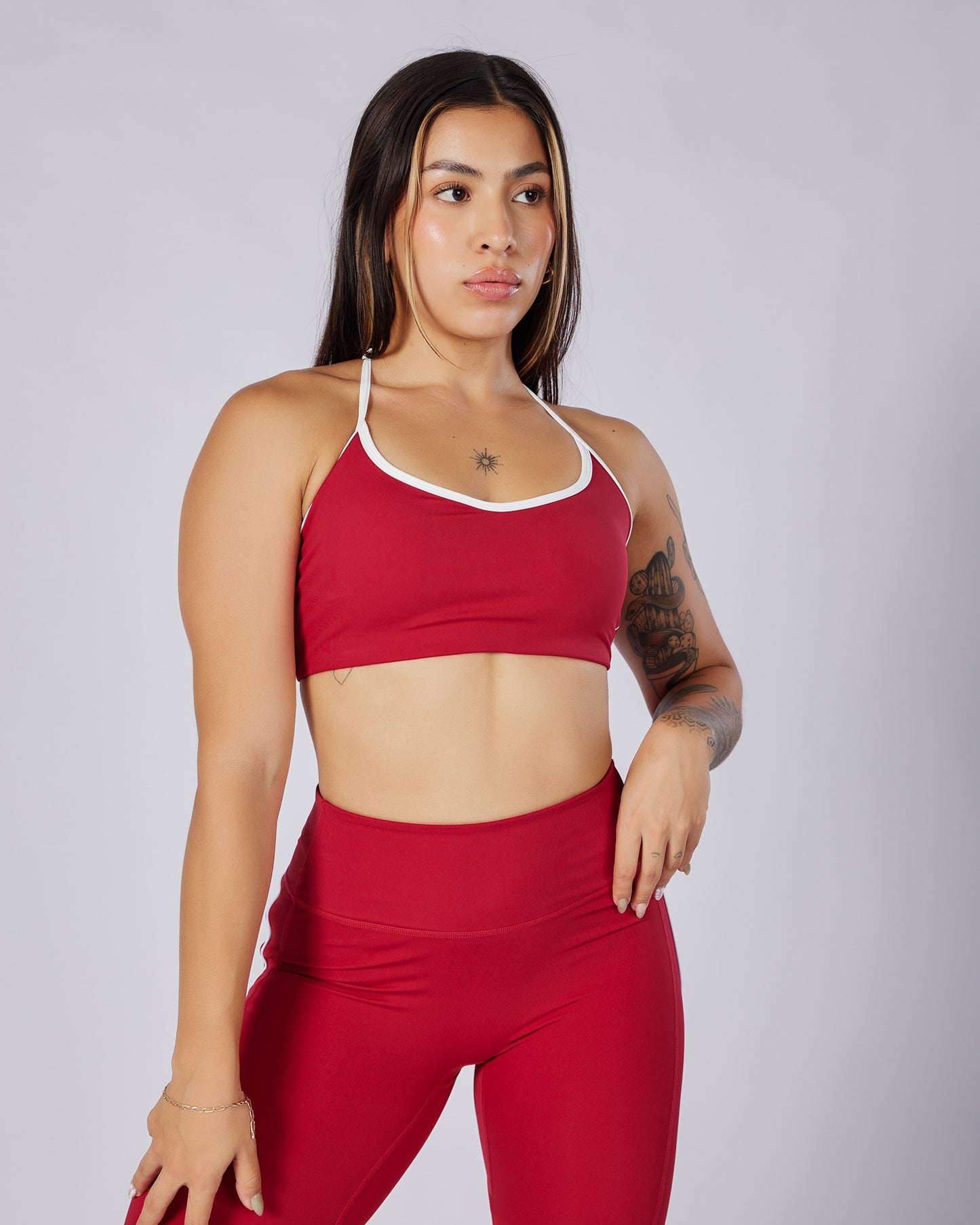 Rise legging borgoña❤️🔥