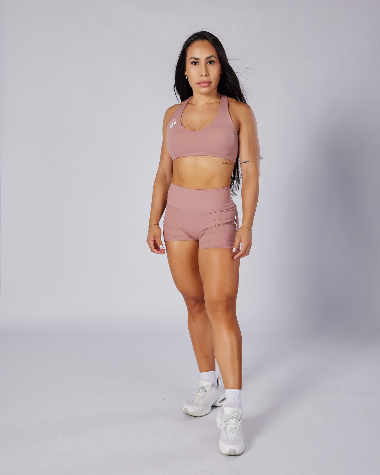 Corazón invertido moka short🤎