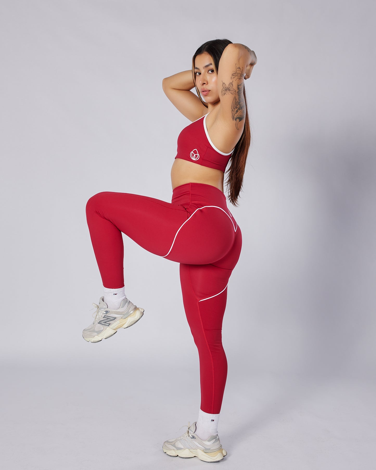 Rise legging borgoña❤️🔥