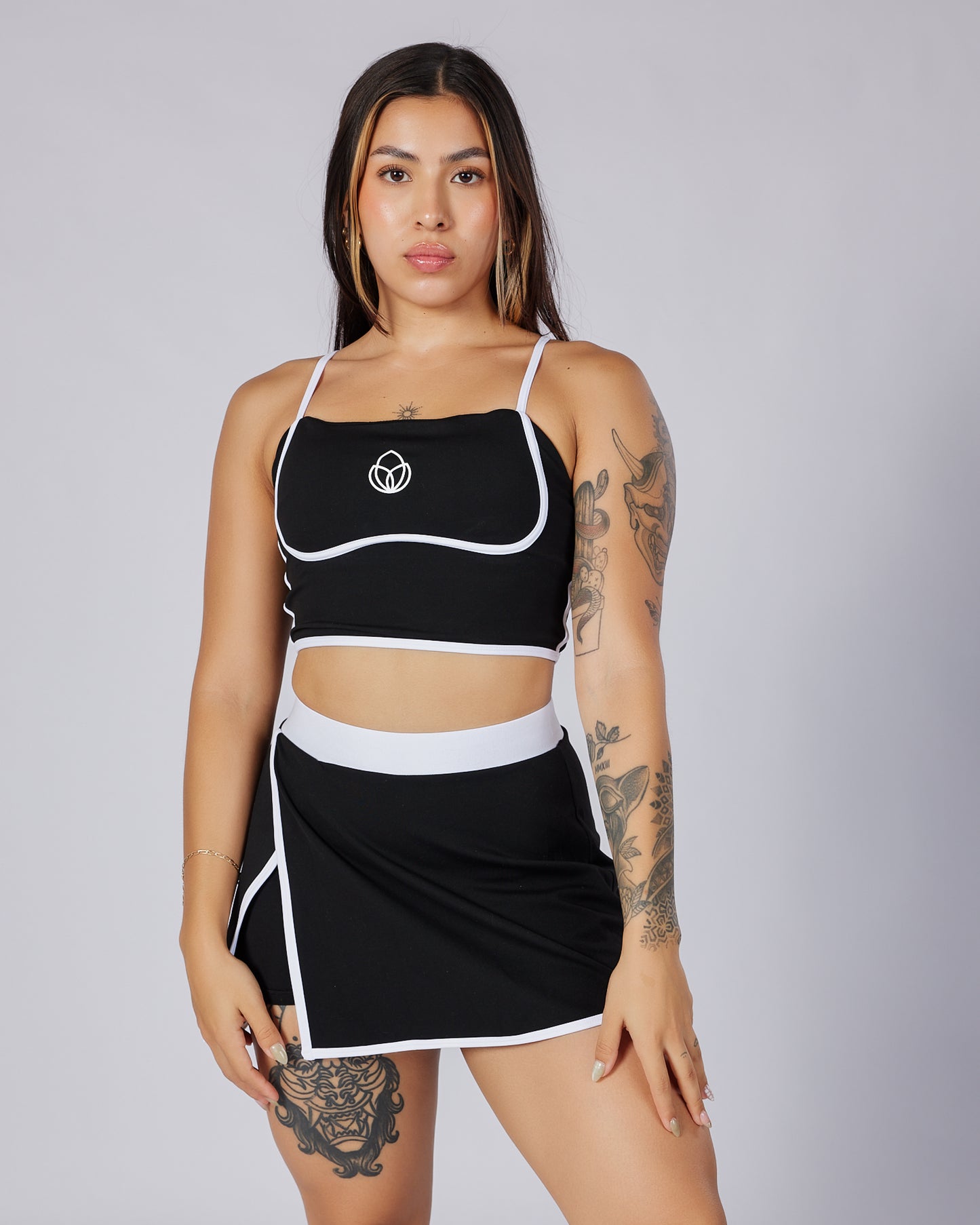 Blossom negro short leggingđź–¤