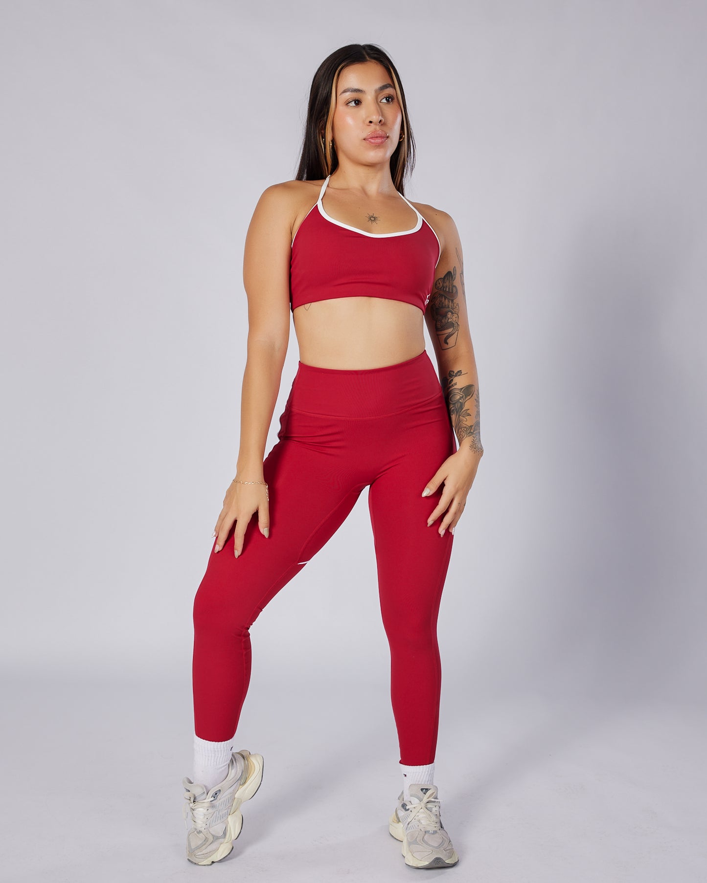 Rise legging borgoña❤️🔥