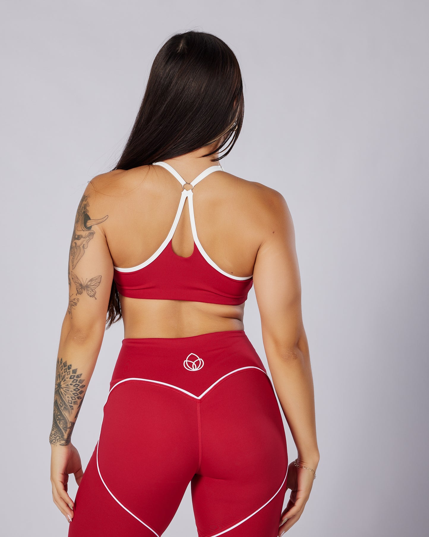 Rise legging borgoña❤️🔥