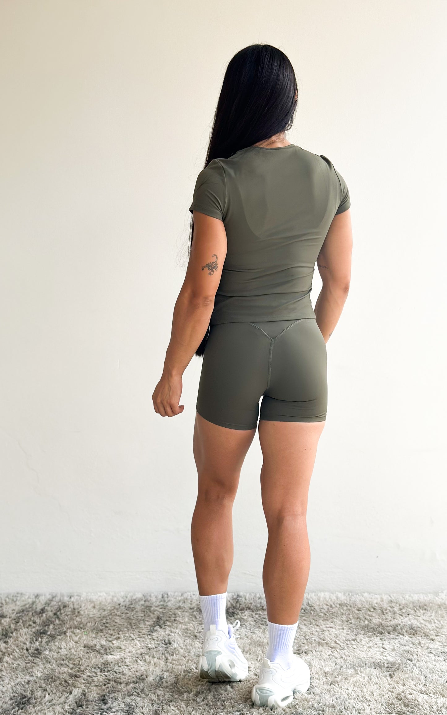 Oliva short & blusa 🫒