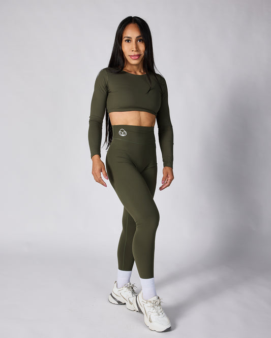 Oliva set legging & manga larga🫒 piezas por separado 19500