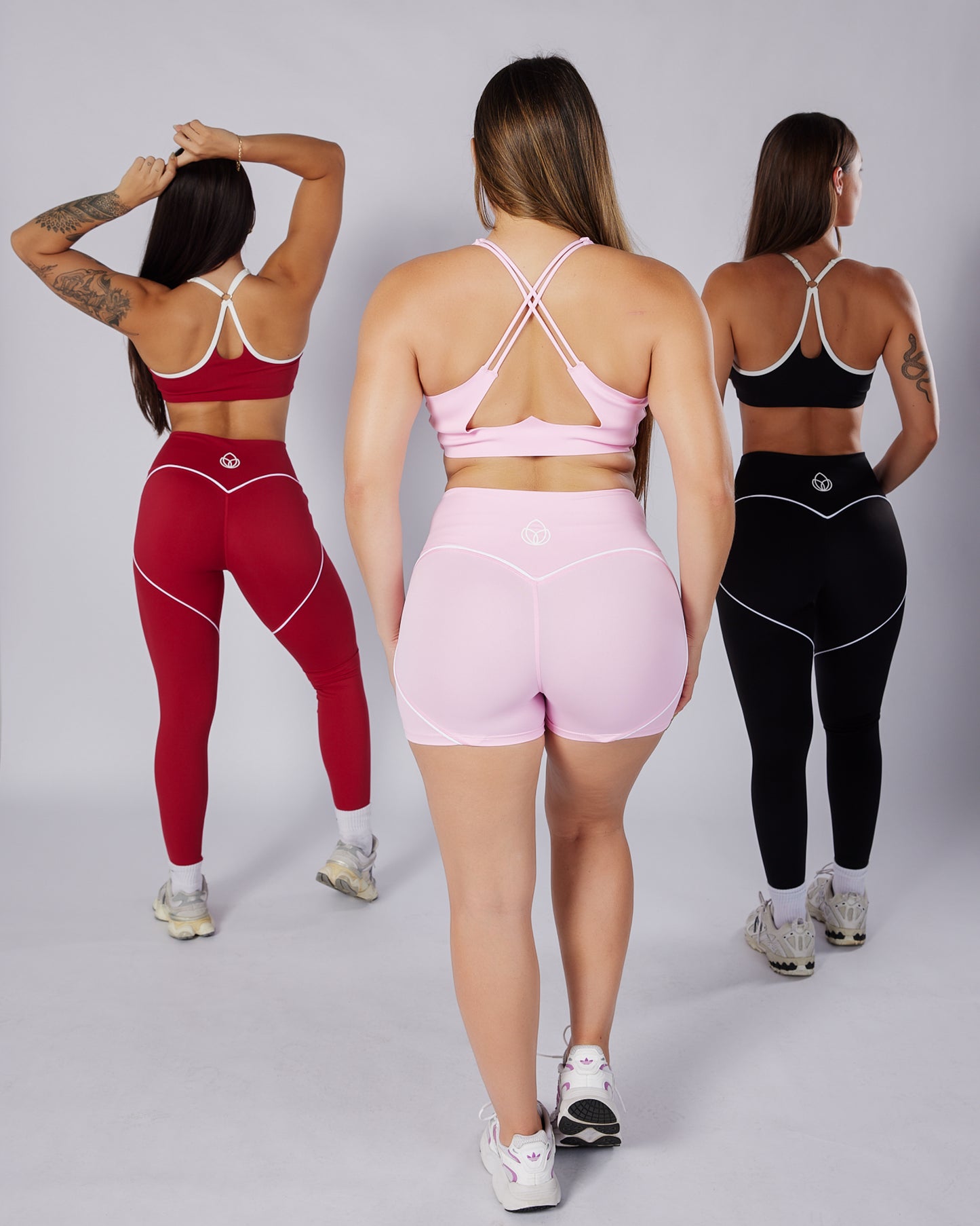 Corazón invertido rosa pastel top💗