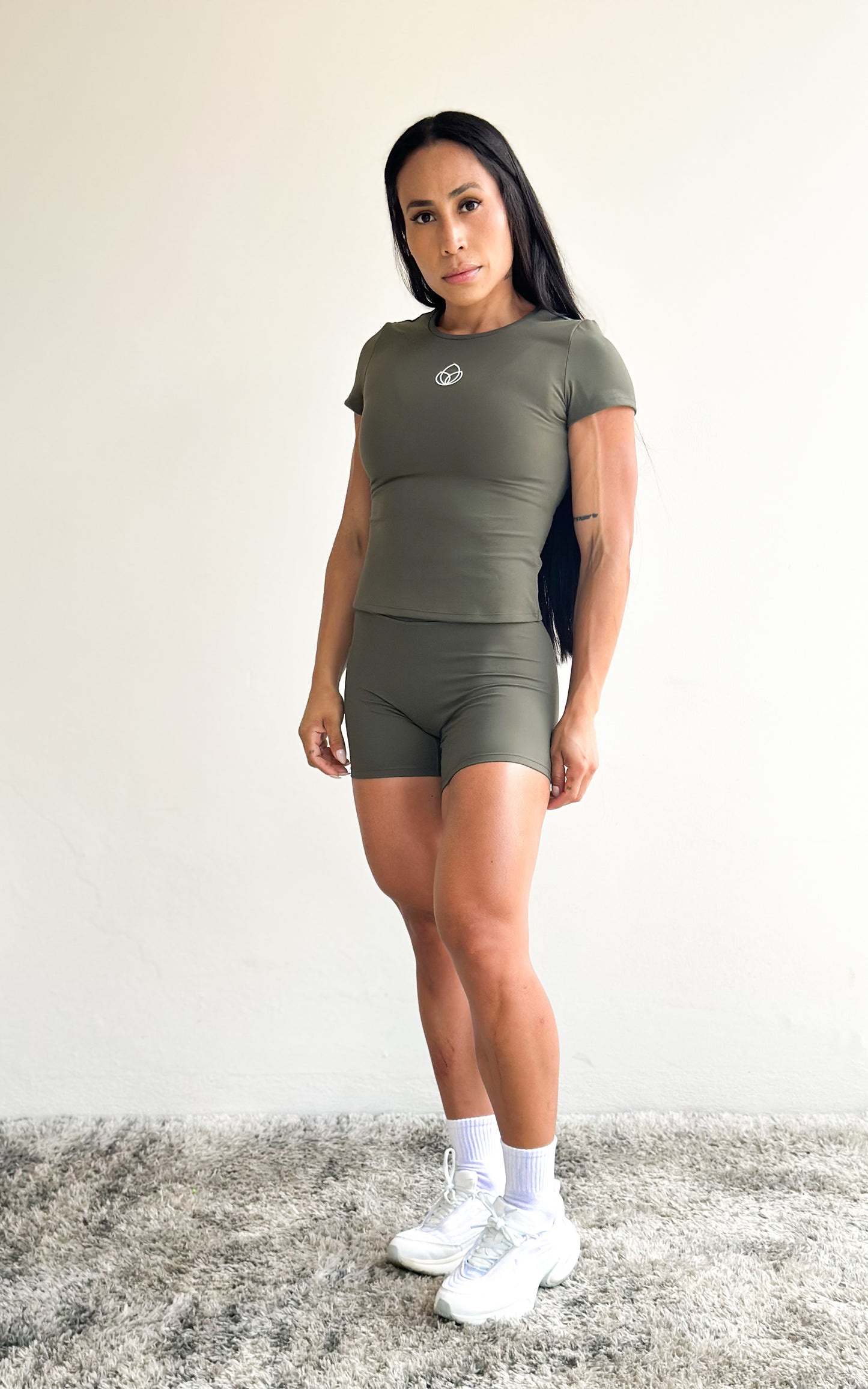 Oliva short & blusa 🫒