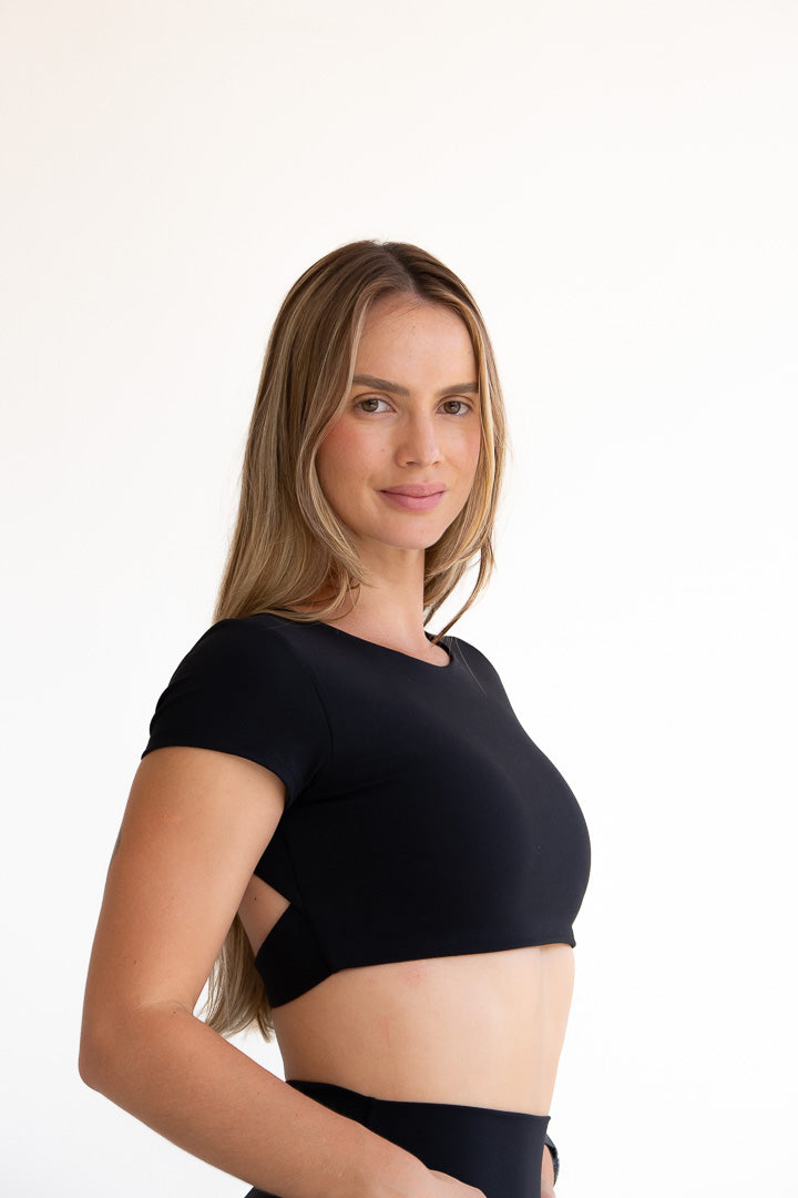 Lolita croptop negro 🖤