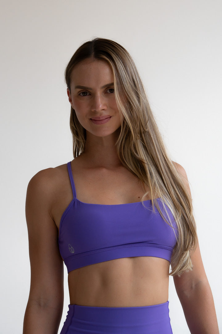 Top púrpura cruzado💜
